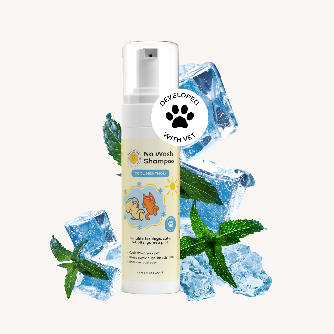 PawsofSoar No Wash Cooling Pet Shampoo