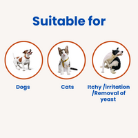 PawsofSoar Waterless Cooling Pet Shampoo Twin Pack - No Rinse Dry Shampoo for Dogs & Cats Singapore
